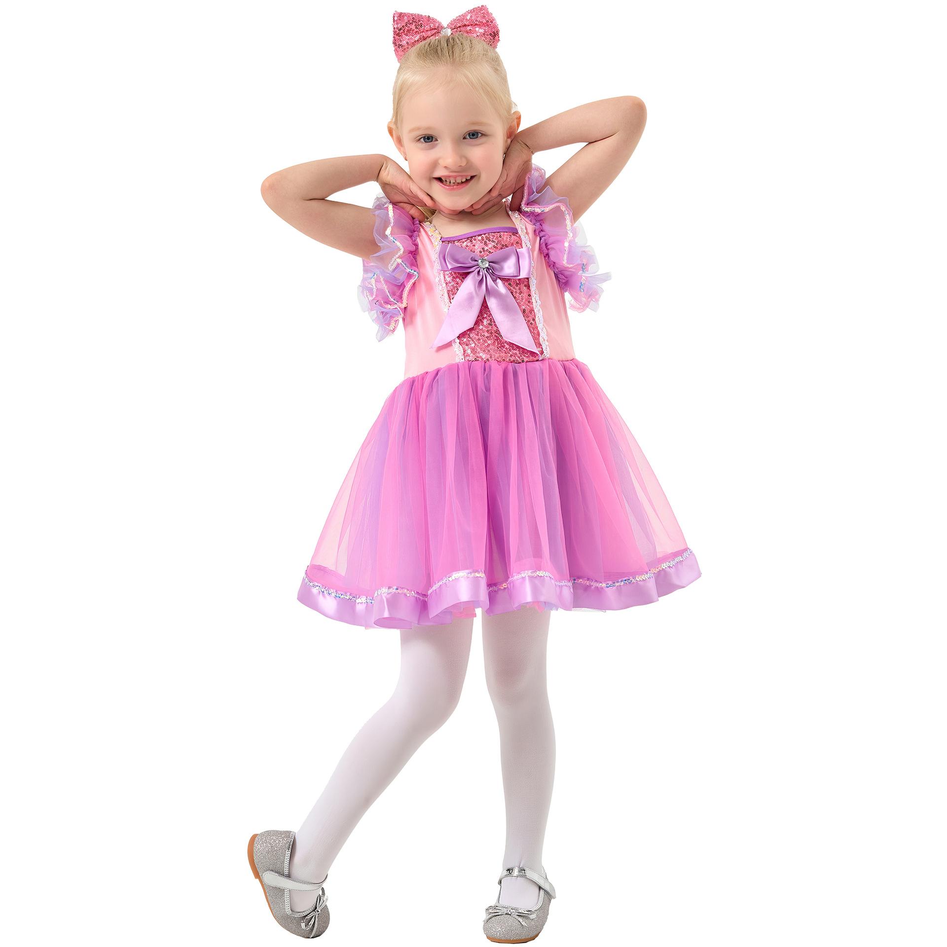 

Children s Day cos girls stage performance clothes, kindergarten children s princess dresses, Halloween costumes height -110cm розы красного
