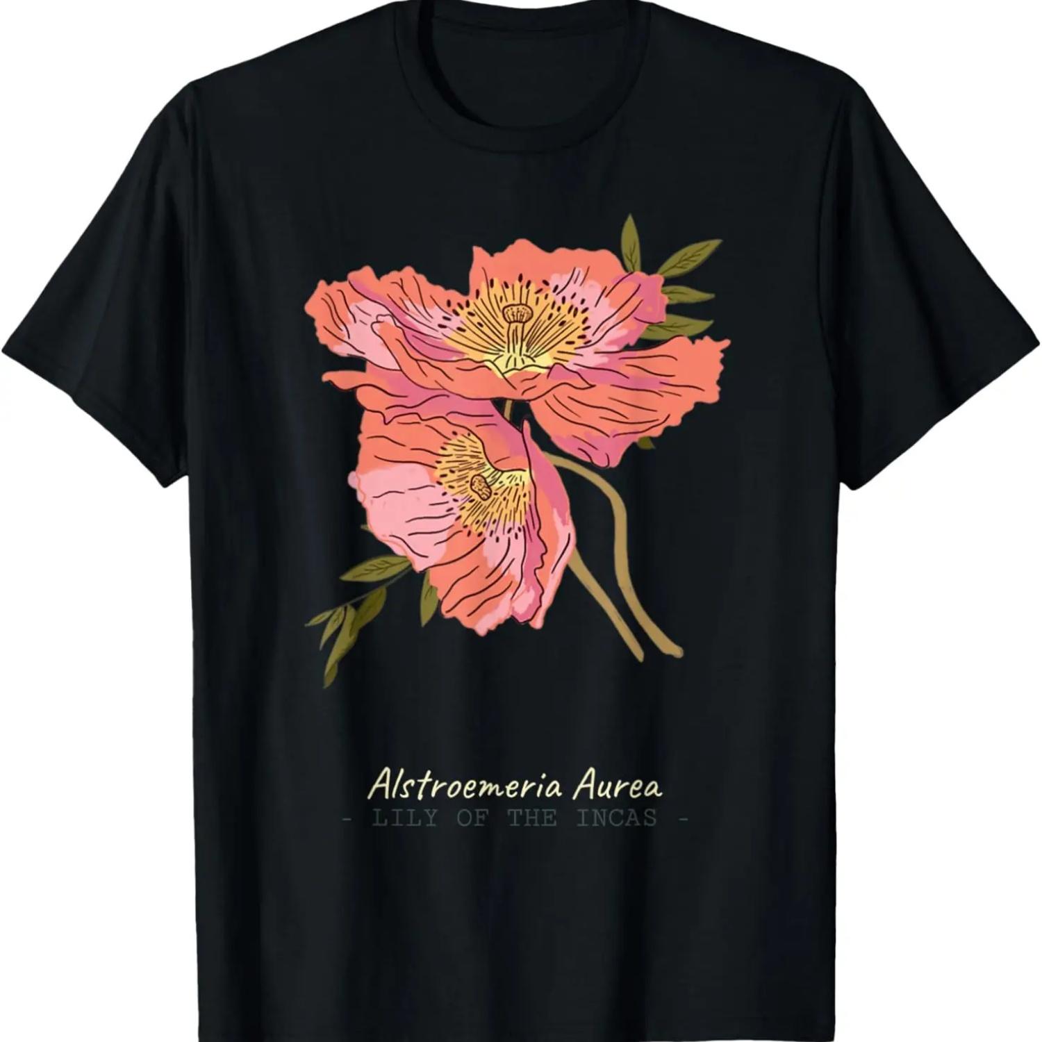 Lily Of The Incas Flower Botany Gardening Gifts T-Shirt S