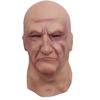 Halloween Old Adult Latex Masks Realistic Supersoft Man Elder Full Face Mask Scary Wrinkle Face Horrible Carnival Cosplay Props