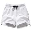 Men's Ice Silk Summer Shorts: Thin, Quick-Dry, Breathable, Casual Sports & Running Training Pants with Slits