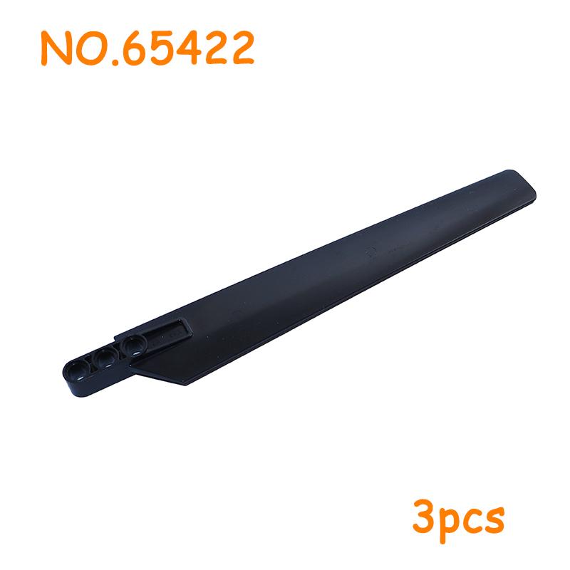 Non-Toxic Moc Rotor Blade Large Straight With 3L Brick Fan Blades Propeller 3 Blade Windmill Technical Parts Two Hole Building Blocks