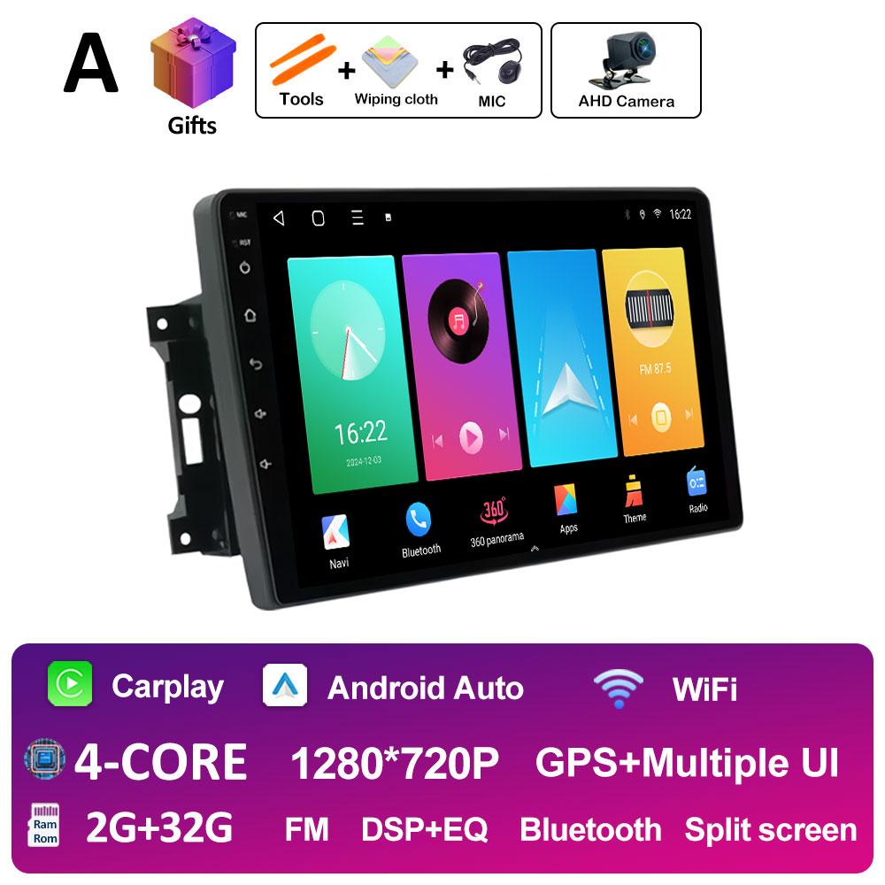 For Jeep Wrangler 3 JK 2007 2008 2009 2010 - 2018 Android 14 Wireless Carplay GPS Navigation Bluetooth Smart System Accessories