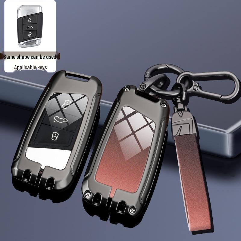 Compatible Key Case for Volkswagen Cars: 24 Sagitar, Bora, Golf 7, Tiguan L, Tayron, Yi, Magotan, and 23 Model CC.
