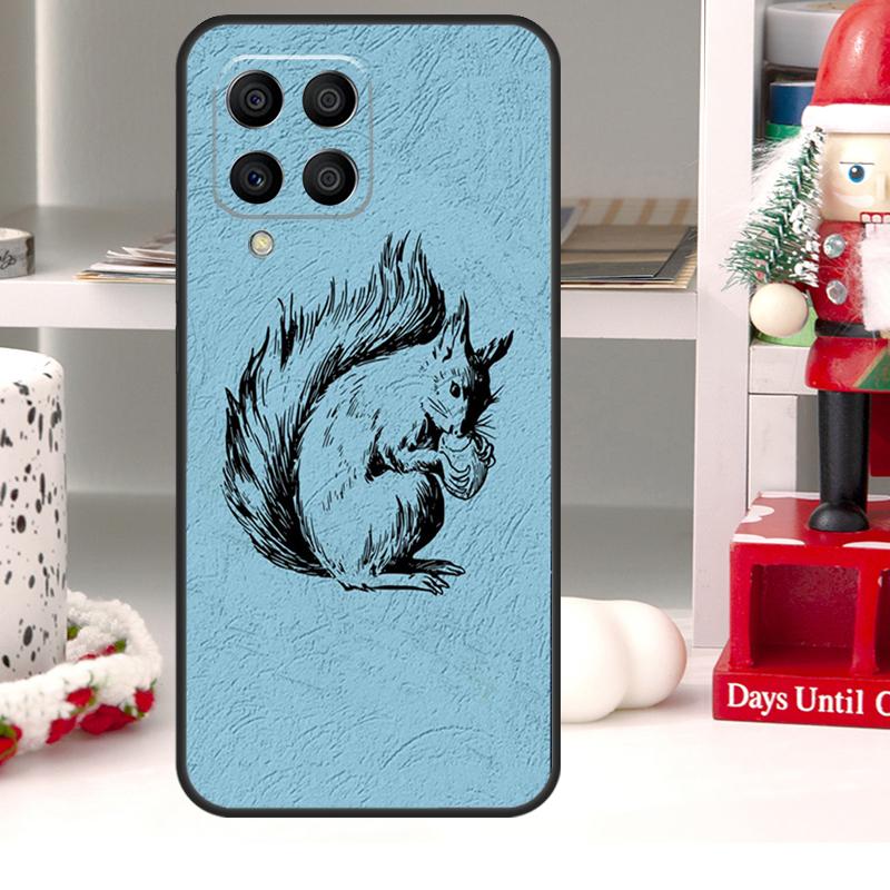 Cartoon Squirrel For Samsung Galaxy M13 M33 M53 M52 M32 M12 M14 M34 M54 M21 M31 M51 M20 M15 M55 M30s Case