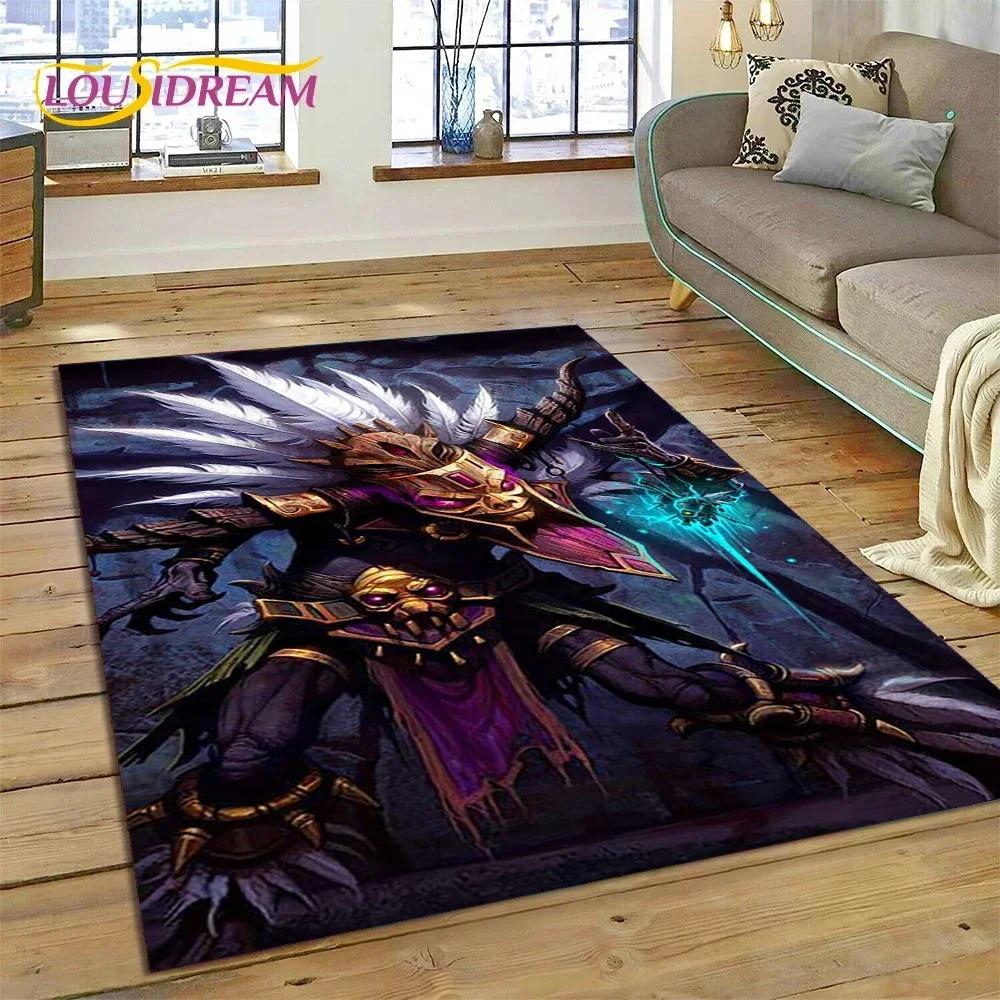 Diablo 3D Retro Game Gamer Carpet Rug for Bedroom Living Room Home Sofa Decoration,Children Play Game Large Decor Floor Mat Gift