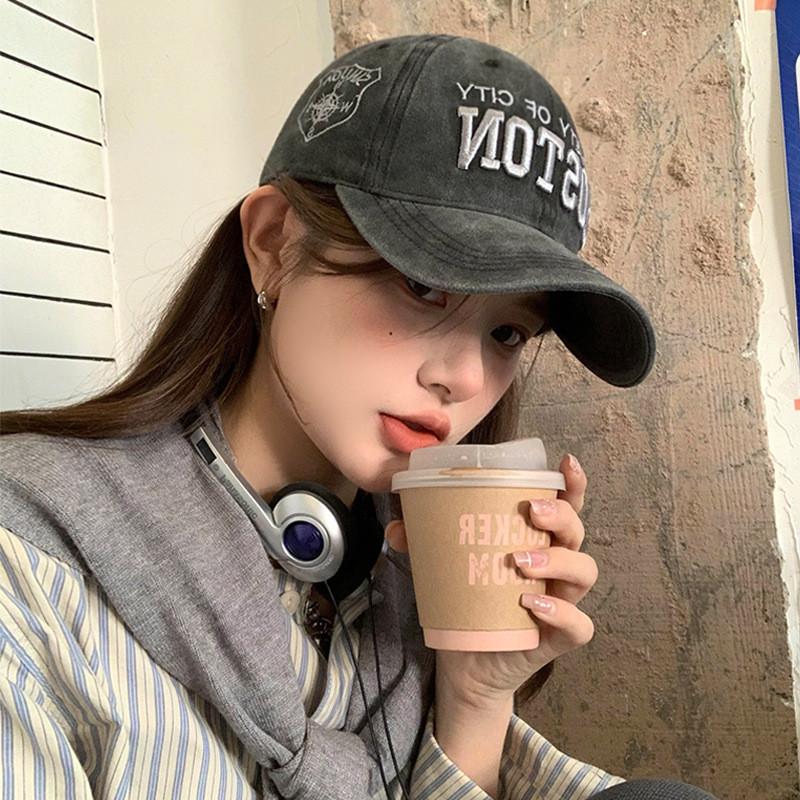 Sun Stylish Protection Baseball Cap For Women With Embroidery And Wide Brim Design