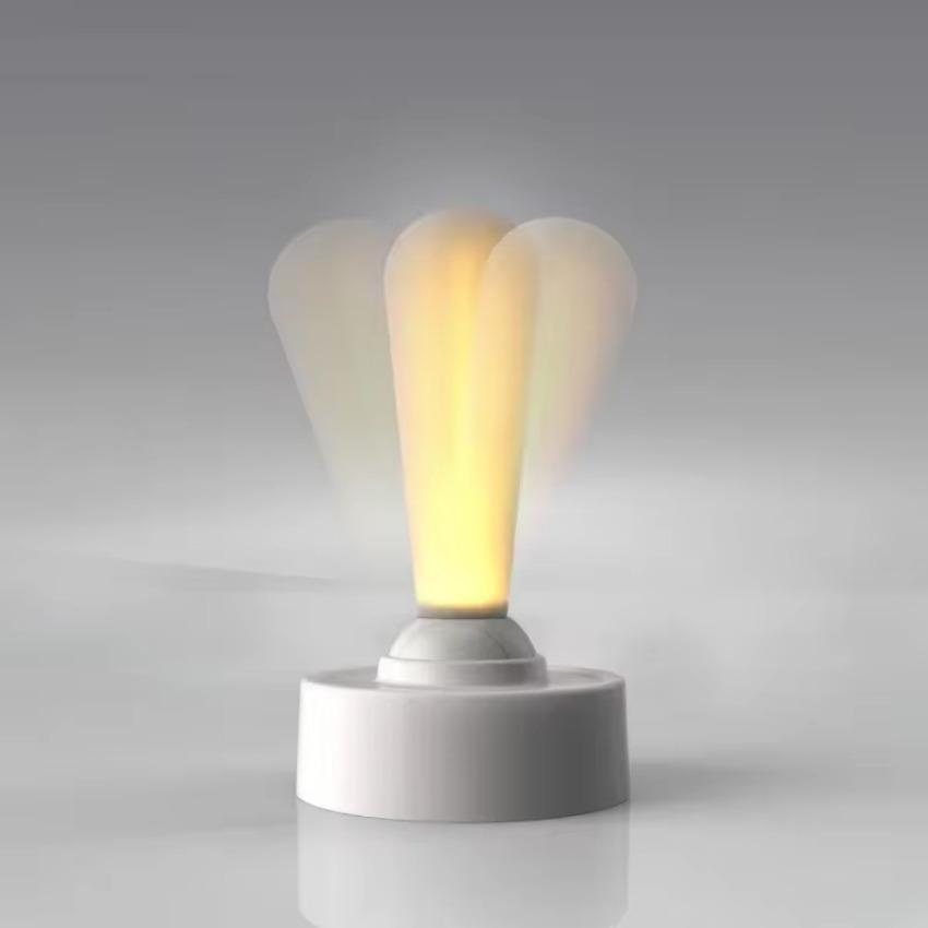 USB Rechargeable LED Night Light 2 Mode Adjustable Brightness Office Home Decor Desk Lamp