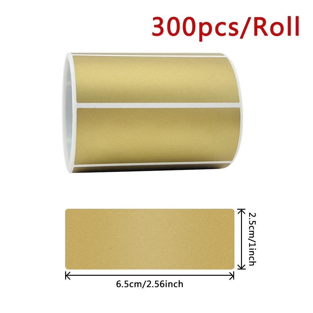 300pcs/Roll Self-adhesive Scratch Labels Stickers 2.5cm DIY Scratch Stickers  Party Supplies