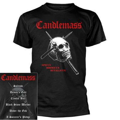 26 Candlemass Epicus Doomicus Metallicus Camiseta S-XXL Camiseta Banda de Doom Metal Camiseta Unisex