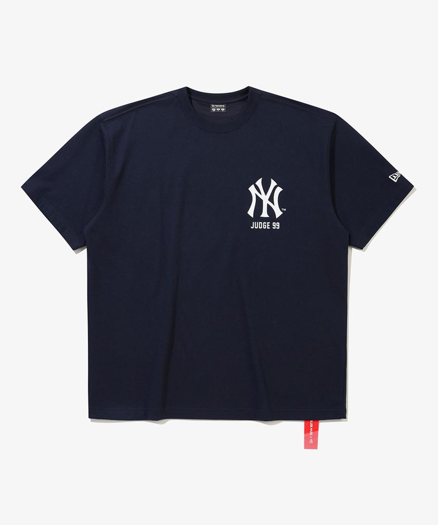 New Era Mlb New York Yankees Player Signature T-Shirt Team Navy