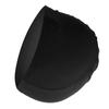 Swimming Cap High Elasticity Thick Durable Bathing Cap Polyester Swimming Hats for Women Men Black