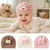 Spring Autumn Baby Indian Knot Hat Thicken Pullover Hat Cute Warm Baby Hat  For 0-12 Months Baby