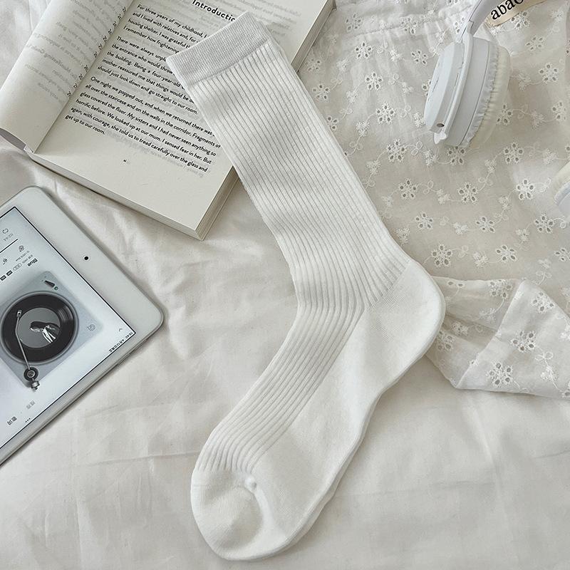 

Women s Summer Thin Mesh Breathable Ballet Wind Tube Pile Cotton Socks 1 pair білий