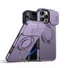 Armor Case For iPhone 17 16 15 14 13 12 Pro Max Plus 17Air Heavy Duty Rugged Magnetic Bracket Slide Camera Protection Cover