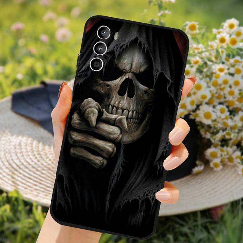 

Grim Reaper Skull Art Phone Case for Moto G84 G22 G32 G42 G52 G62 G53 G72 G60 G60S G100 G10 G20 G30 G13 G50 G 5G G Pure Moto G52