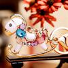 Metal Horse Rhinestone Luxurious Shiny Full Rhinestone for Bag Key Car Interior Decoration Bag Charm