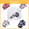 Pet Beach Wear Colorful Pineapple Print Hawaiian T-shirt For Small-medium Dogs And Cats, Breathable Chiffon Fabric