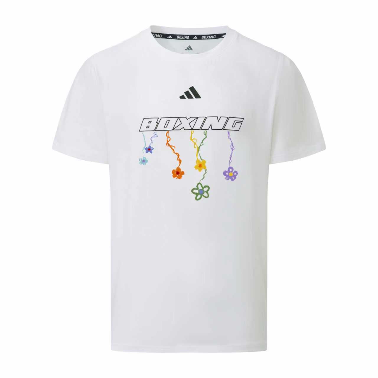 

Adidas Hollow Letter Classic Three Stripes Trendy Casual Sports Skin-Friendly Comfortable Round Neck Short Sleeve T-Shirt Unisex Tops T10-CLTS26B1-WB S