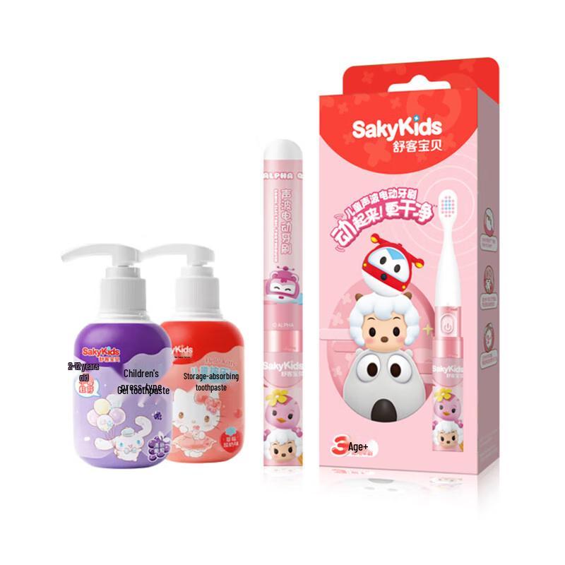

Shuke Children s Electric Toothbrush & Gel Toothpaste Set