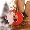 Wooden Holiday Hanging Ornaments Santa Angel Snowman Decoration For Christmas Party And Family Gathering
