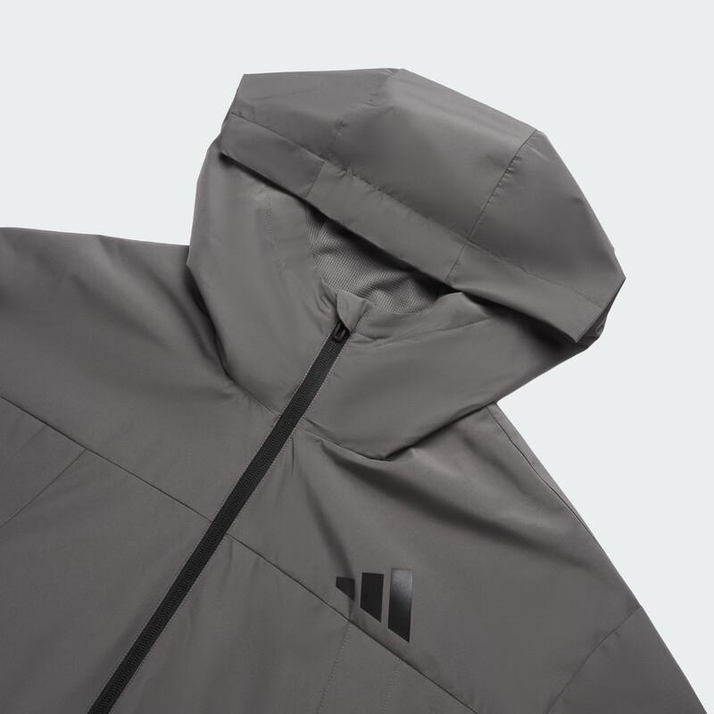 adidas Water-Repellent Minimalist Hooded Windbreaker