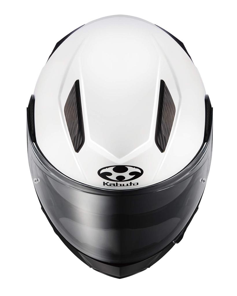 OGK KABUTO Motorcycle Helmet System RYUKI White Metallic (Size L)