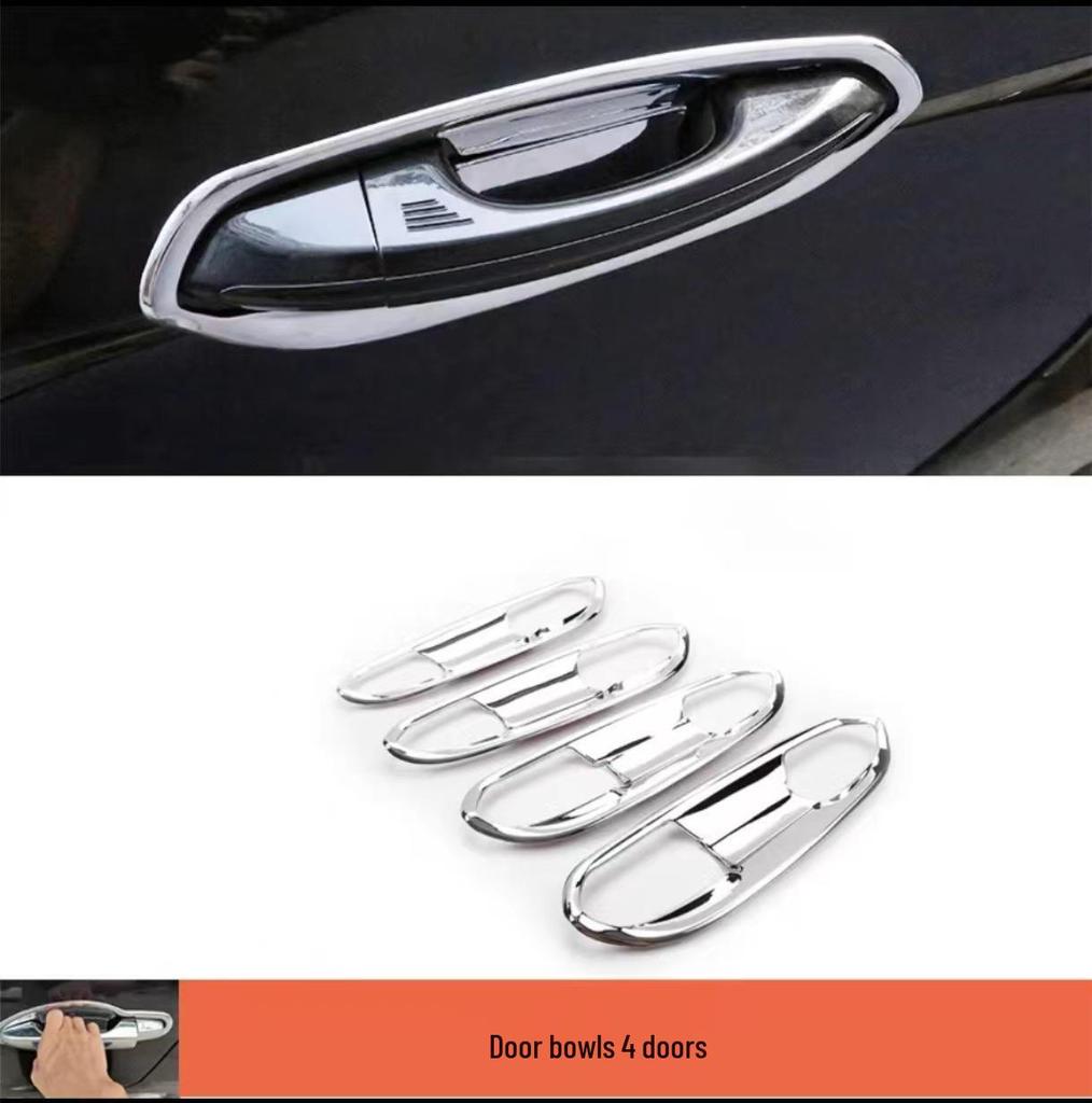 2013-2018 Ford Mondeo Black Door Handle Shell and Bowl Decor