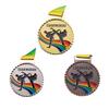 Award Medals Gold Silver Bronze Medal with Neck Ribbon Kids Children Teens Reward Medal Winner Medal for Competitions