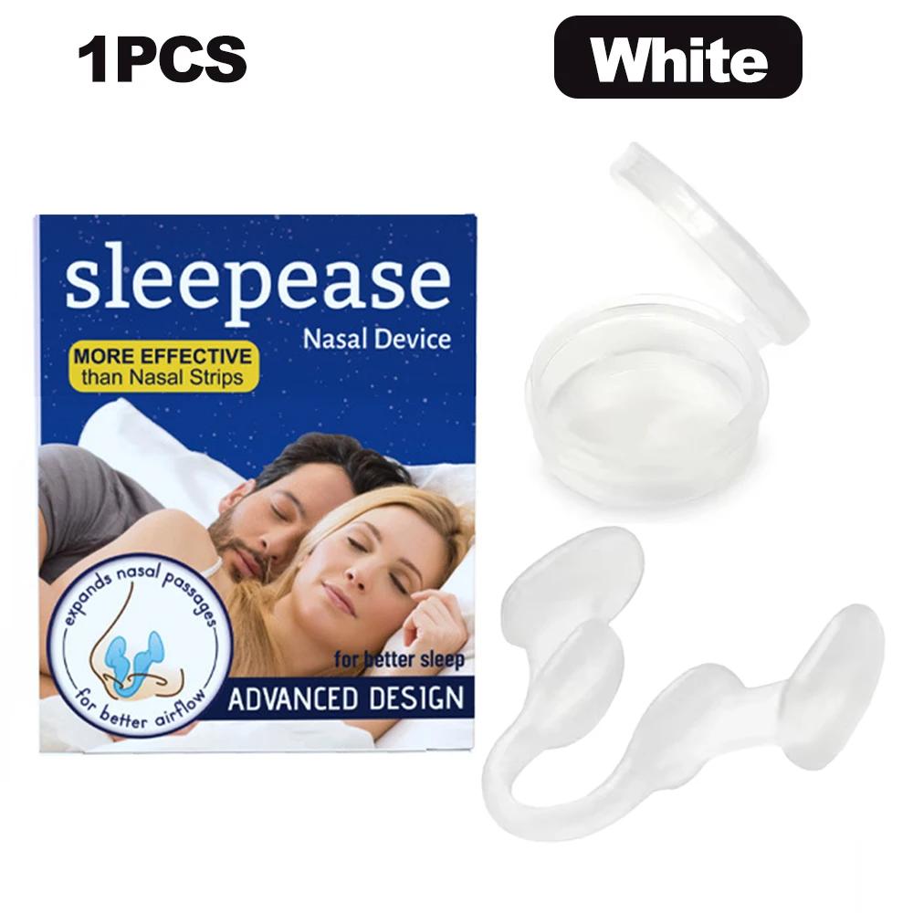Silicone Nose Clip Anti Snoring Nasal Dilator Stop Snore Aid Easy Breathe Improve Sleeping Rhinitis