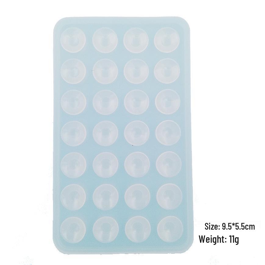 Supporto per telefono in silicone: Adesivo Posteriore Portatile, Antiscivolo, con Ventosa Stabile