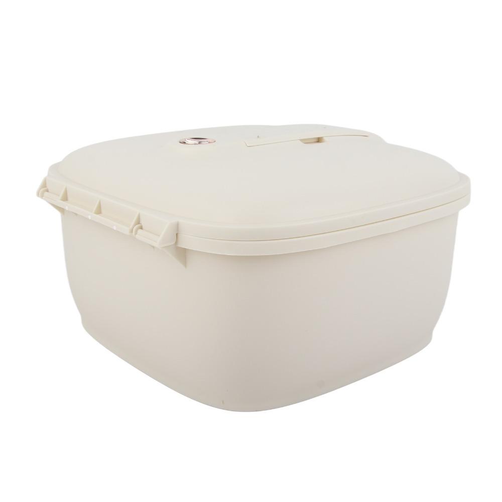 Contenitore per Riso da 5 kg Coperchio Ermetico Contenitore per Cereali Contenitore di Grande Capacità Uso Domestico