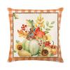 Autumn Pumpkin Print Pillow Cover Harvest Series Linen Home Living Room Decoration Cushion Cover Pillow Cover