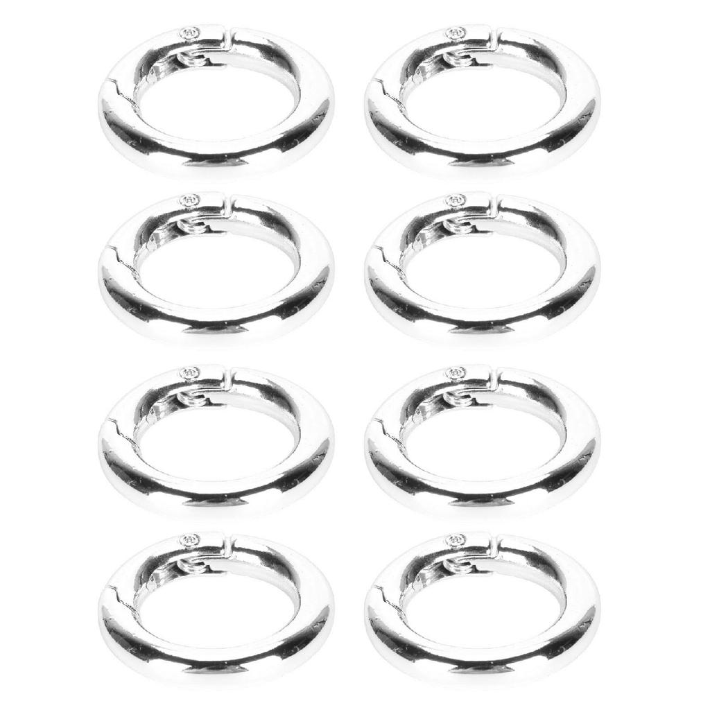 20pcs Spring Ring Clasps Innovative DIY Hand Crafted Copper Spring Clasps for Necklaces Bracelets Ankle Chain Earrings