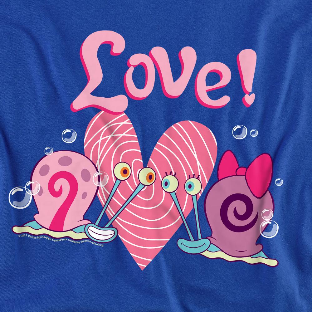 SpongeBob SquarePants Unisex Adult Valentine's Love Gary & Snellie Sweatshirt