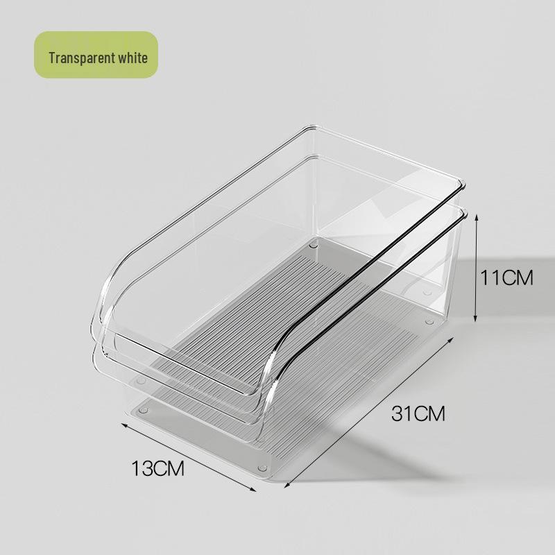 Food-Grade Plastic Kitchen Refrigerator Organizer for Vegetables, Eggs, and More