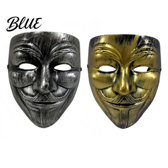 Realistic Scary Props Full Face Halloween Masque for Men Women Metallic Color Thin Cosplay Masquerade Costume Prop Cosplay Party