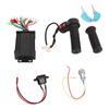 Electric Bike Speed Controller Brushless 36V 48V 350W Aluminum Alloy Electric Bike Motor Controller with Throttle Grip