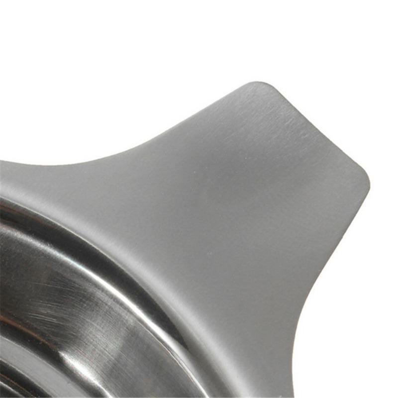 Stainless Steel Tea Filter Basket Mesh Cup Reusable Strainer Herbal Locking Tea Filter