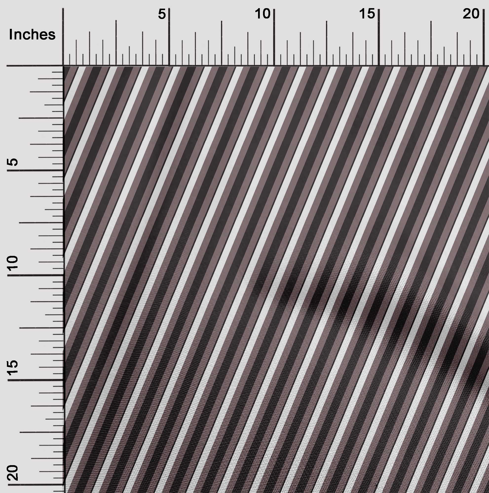 

OneOone Cotton Flex Тканина з діагональними смугами, принтами на ярди 40 дюймів 42 Inch Wide - Viscose Chiffon коричневий