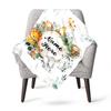 Animal Lover Customize Your Name Blanket Used For Chair Office Sofa Bed Camping Soft And Warm Giving Friends And Relatives Birthday Graduation Gift