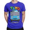 Blue Unisex WoUnisex TShirts Tayos City Bus Leisure 100 Cotton Tees Short Sleeve Cartoon T Shirt Round Collar Clothing Graphic