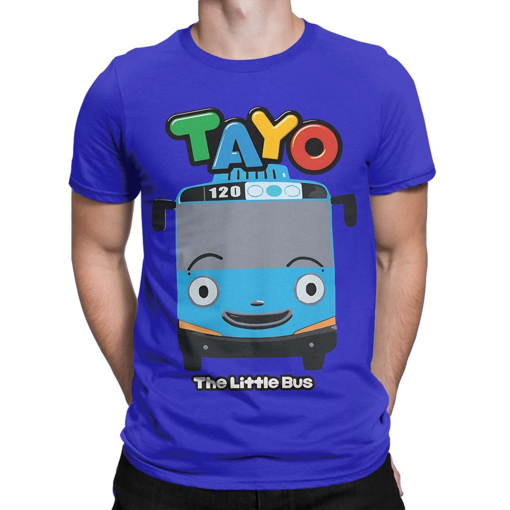 Unisex WoUnisexs TShirt Tayos Little Bus Cute Cars Vintage Pure Cotton Tee Shirt Short Sleeve T Shirts Round Collar Clothing Graphic