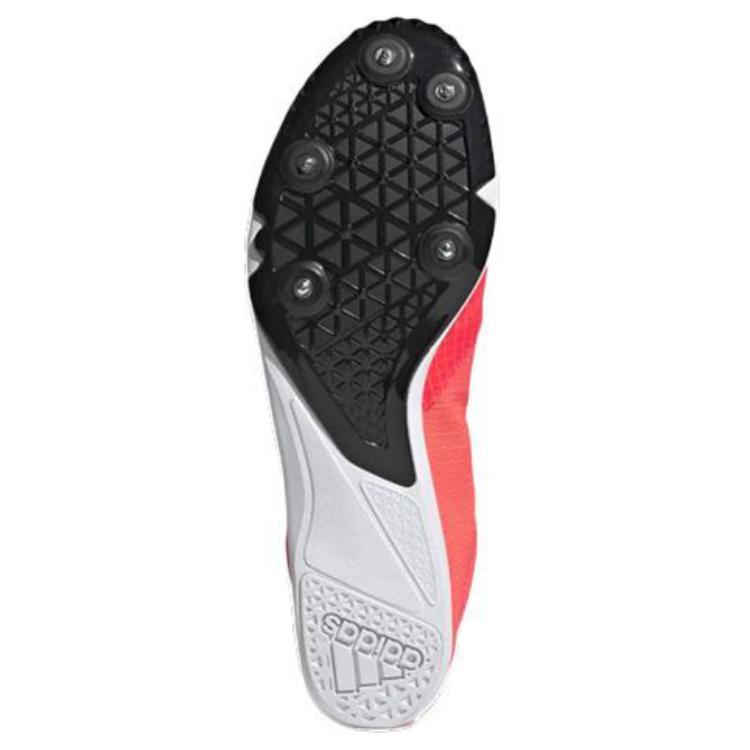 Adidas Distancestar Spikes Cushioning, Wear Resistant Running Shoes Men's Red Black EG6175