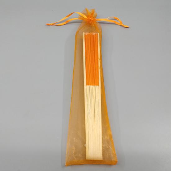 Handheld Fan Fine Workmanship Engraved Delicate Long-lasting Easy To Grip DIY Bamboo Folding Wedding Folding Hand Fan Gift