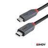LINDY ANTHRA LINE 1m USB 4 Gen3x2 Type-C Cable with PD Current Chip (Model Number: 92000_A)