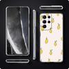 Mediterranean Lemon Phone Case For Samsung Galaxy S22 5G S20 Ultra S21 FE 5G S10E S9 S8 S10 Plus Note 20 10 Clear Silicone Cover