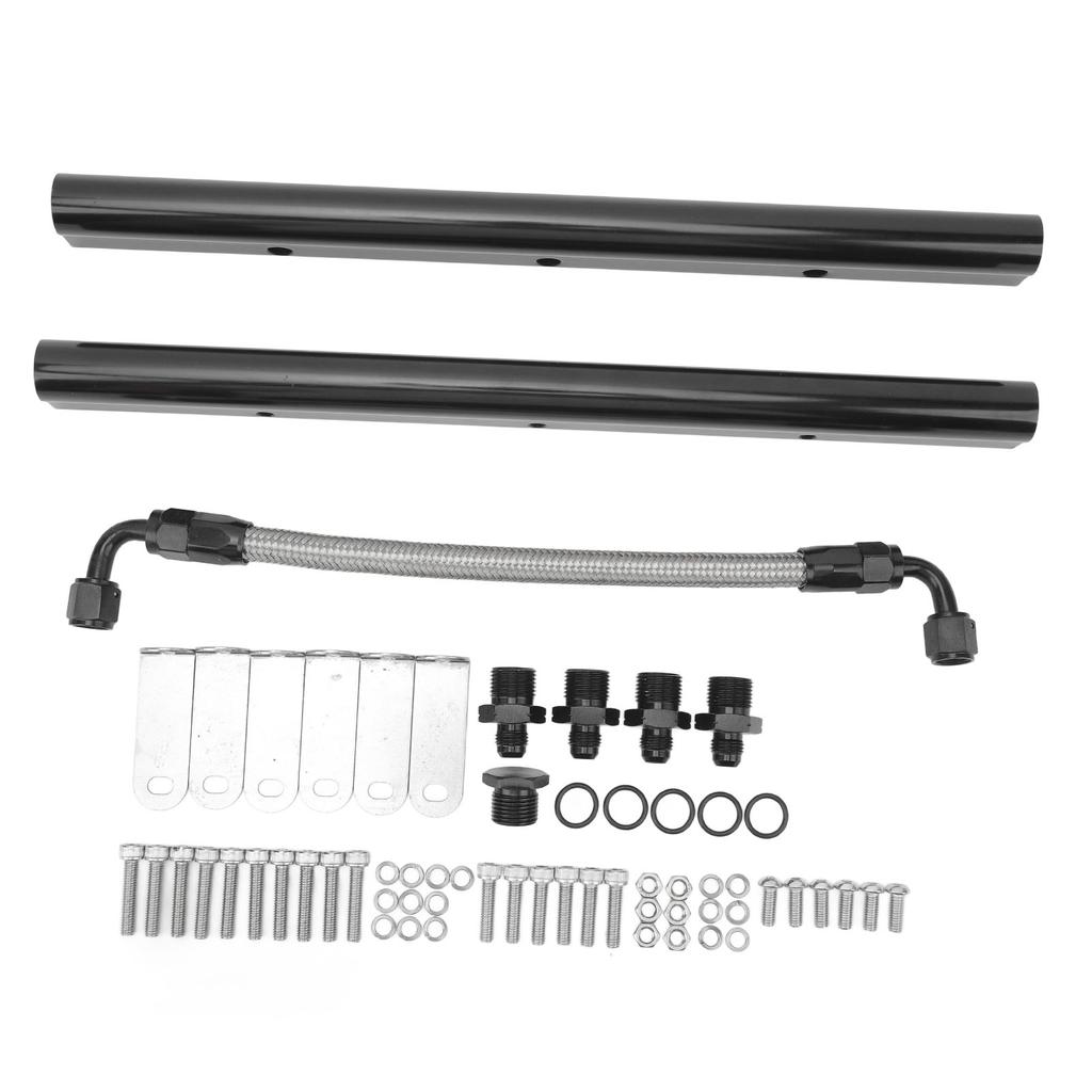 EFI Fuel Rails Set Intake Aluminium Alloy Intake Manifolds Fuel Rails Kit for LS LS1 LS2 LS3 LS6 LSX Engine