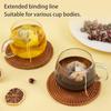 200Pcs Disposable Tea Bags for Loose Leaf Tea Empty Tea Filter Bags with Cotton