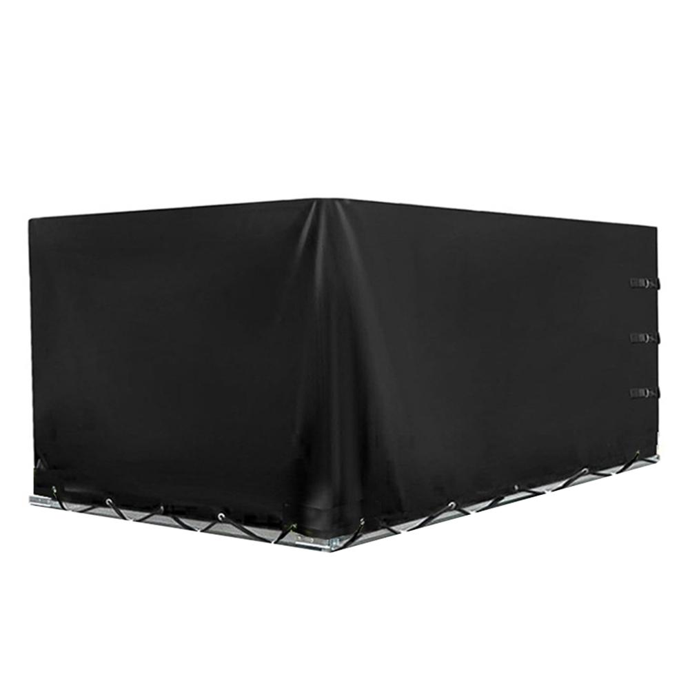 High Canopy Truck Trailer Cover Made of 600D Oxford Cloth Waterproof Dust Protection UV Resistant Material All Weather Coverage