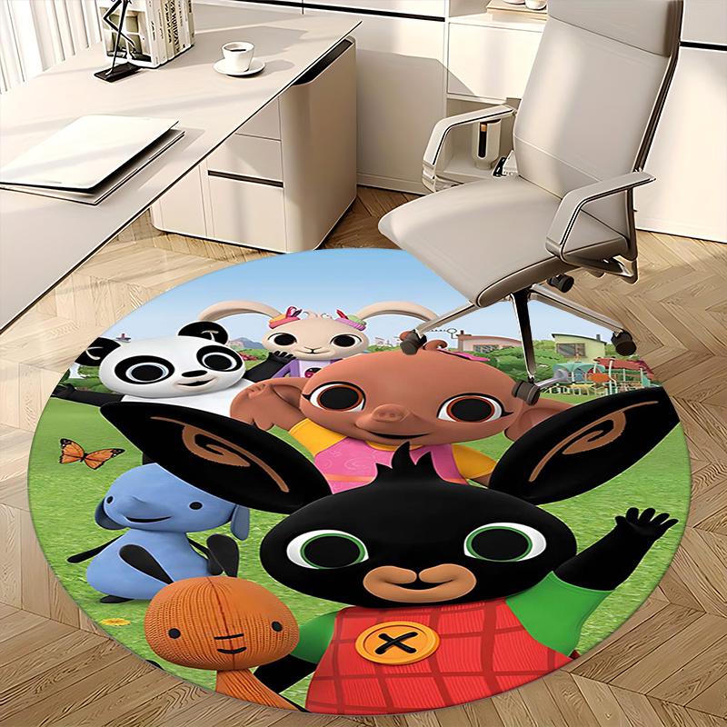 Bing,Panda Chair mat Round Rug Office carpet, Non slip, Suitable for Living Rooms, Bedrooms decor.1205374a